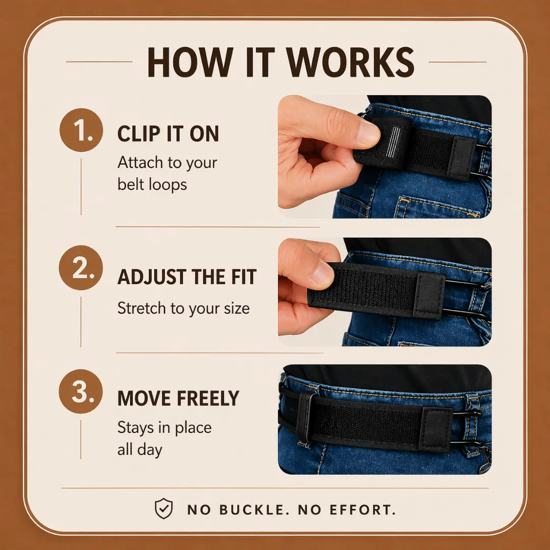 HoldFlex® Buckle-Free Belt - HoldFlex®